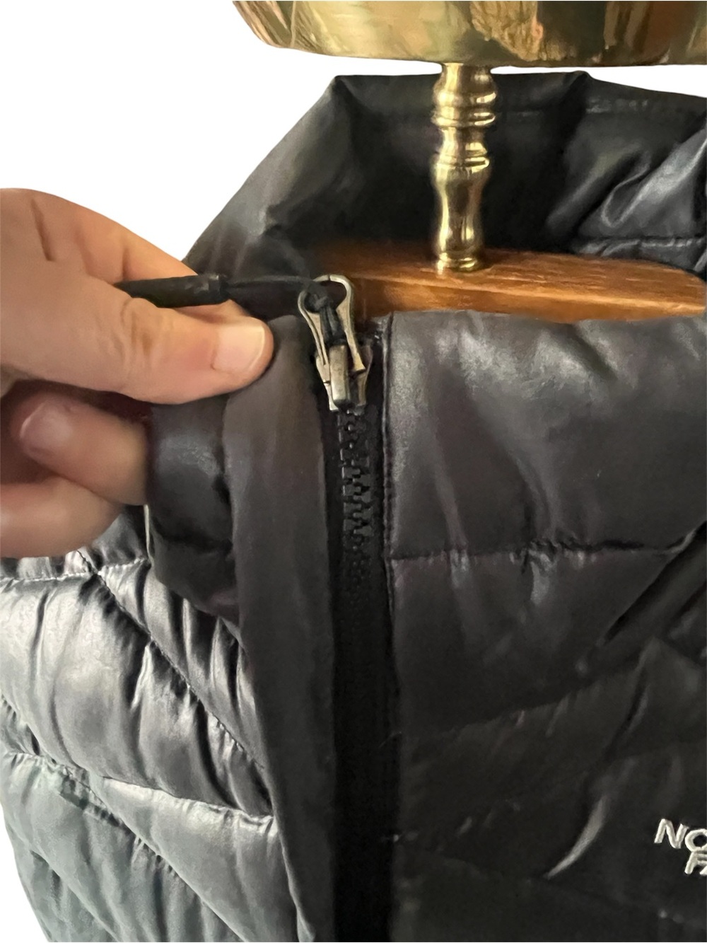 The North Face Black 550 Down Fill Zip Vest XS - Picture 5 of 12